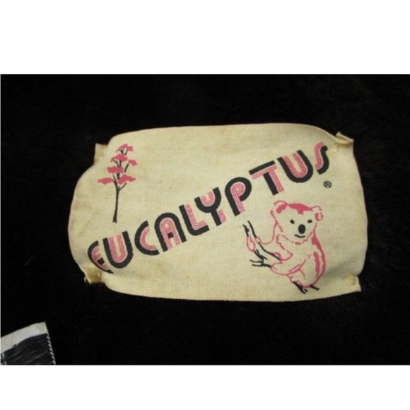 Vintage faux fur chevron coat - Picture 4 of 5